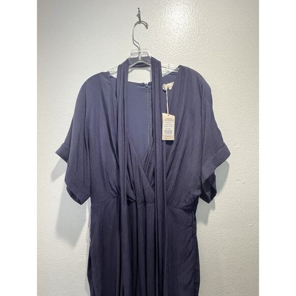 Boden Women’s Size 10R Navy Blue Alice Faux Wrap Romper Jumpsuit Belted - Picture 6 of 11